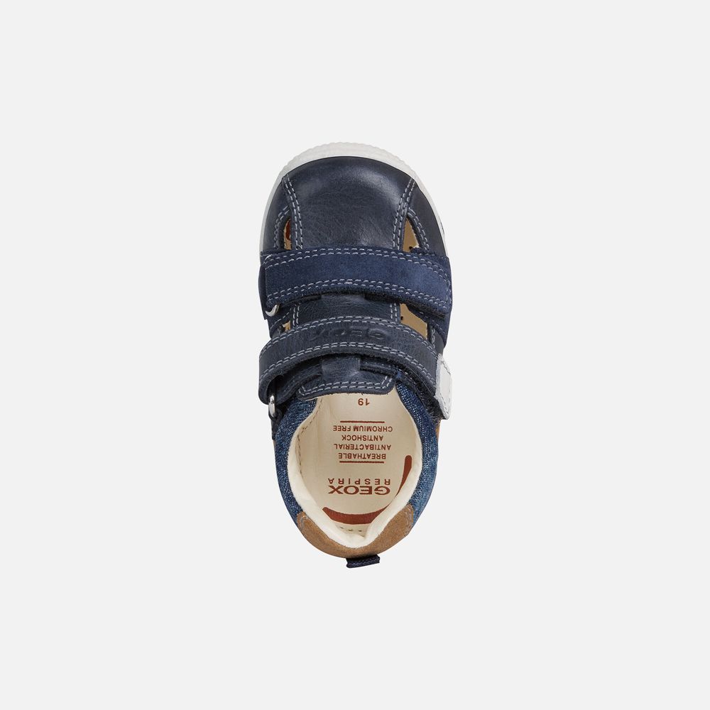 Sandalias Geox Bebe Azul Marinho - Balù Boy - YUFOR9684